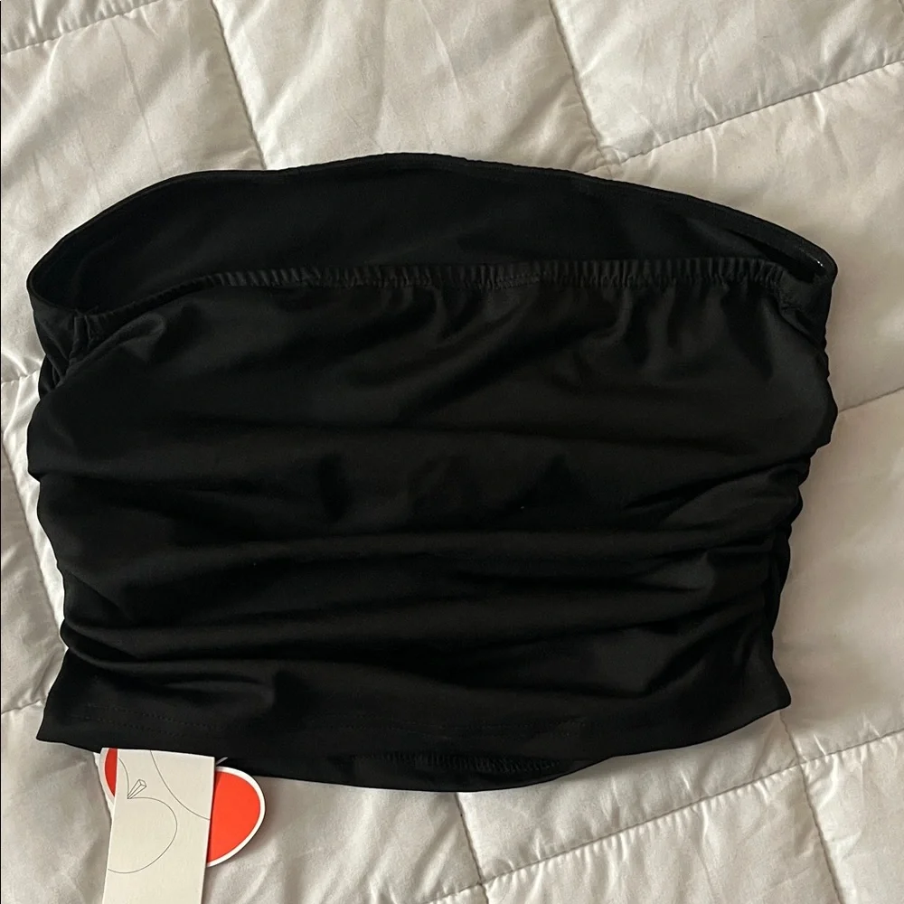 Cider Elegant Black Strapless Top - Picture 6 of 7